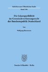 Die Inkompatibilität im Gemeindeverfassungsrecht der Bundesrepublik Deutschland.