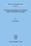 Zur Beschwerdebefugnis von Verbänden wegen Grundrechtsverletzungen.