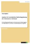 Analyse der touristischen Marketingplanung der Destination Grönland