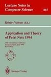 Application and Theory of Petri Nets 1994