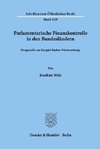 Parlamentarische Finanzkontrolle in den Bundesländern,