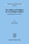 Die Anhörung Beteiligter im Verwaltungsverfahren, dargestellt anhand von § 24 SGB X.