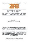 Betriebliches Umweltmanagement 1993