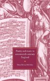 Poetry and Music in Seventeenth-Century England