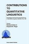 Contributions to Quantitative Linguistics