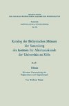 Katalog der Bithynischen Münzen der Sammlung des Instituts für Altertumskunde der Universität zu Köln