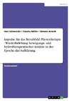 Impulse für das Berufsbild Physiotherapie - Wiederbelebung bewegungs- und hydrotherapeutischer Ansätze in der Epoche der Aufklärung