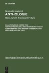 Anthologie. Herrn von Hoffmannswaldau und andrer Deutschen auserlesener und bißher ungedruckter Gedichte dritter Theil