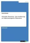 Sekundäre Motivation - Eine Annäherung an volksetymologische Phänomene