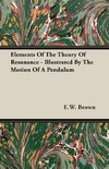 Elements Of The Theory Of Resonance - Illustrated By The Motion Of A Pendulum