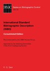 ISBD: International Standard Bibliographic Description