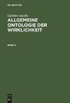 Günther Jacoby: Allgemeine Ontologie der Wirklichkeit. Band 2