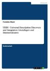 UDDI - Universal Description Discovery and Integration: Grundlagen und Datenstrukturen