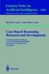 Case-Based Reasoning Research and Development