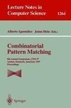 Combinatorial Pattern Matching