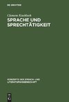 Sprache und Sprechtätigkeit