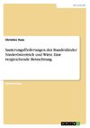 Sanierungsförderungen der Bundesländer Niederösterreich und Wien. Eine vergleichende Betrachtung