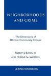 Neighborhoods and Crime