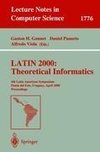 LATIN 2000: Theoretical Informatics