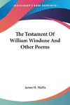 The Testament Of William Windune And Other Poems