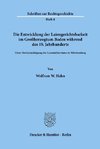 Die Entwicklung der Laiengerichtsbarkeit im Großherzogtum Baden während des 19. Jahrhunderts.