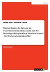 Warum finden die Akteure im Tschetschenienkonflikt nicht aus der derzeitigen kriegerischen Situation heraus? - Der Tschetschenienkonflikt