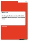 Die Europäische Gemeinschaft für Kohle und Stahl - Geburtshelfer der Europäischen Union