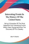 Interesting Events In The History Of The United States