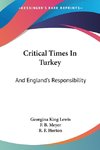 Critical Times In Turkey