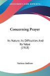 Concerning Prayer