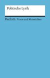 Texte und Materialien für den Unterricht. Politische Lyrik