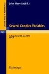 Several Complex Variables. Maryland 1970. Proceedings of the International Mathematical Conference, Held at College Park, April 6-17, 1970