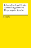 Abhandlungen über den Ursprung der Sprache