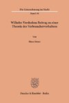 Wilhelm Vershofens Beitrag zu einer Theorie des Verbraucherverhaltens.