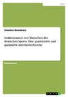 Straßennamen von Menschen des deutschen Sports. Eine quantitative und qualitative Internetrecherche