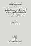 Zu Fehlbetrag und Überschuß im zentralen Staatshaushalt