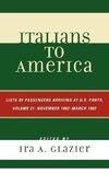 Italians to America, Volume 21