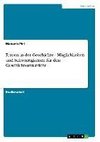 Frauen in der Geschichte - Möglichkeiten und Schwierigkeiten für den Geschichtsunterricht