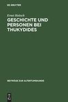 Geschichte und Personen bei Thukydides