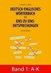 Deutsch-englisches Wörterbuch der Eins-zu-eins-Entsprechungen in zwei Bänden