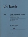 Sonaten und Partiten BWV 1001-1006 für Violine solo (unbezeichnete und bezeichnete Stimme)