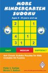 MORE KINDERGARTEN SUDOKU