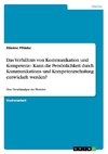 Das Verhältnis von Kommunikation und Kompetenz- Kann die Persönlichkeit durch Kommunikations- und Kompetenzschulung entwickelt werden?