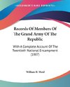 Records Of Members Of The Grand Army Of The Republic