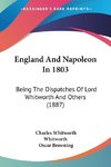 England And Napoleon In 1803