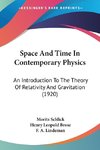 Space And Time In Contemporary Physics