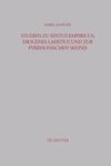 Studien zu Sextus Empiricus, Diogenes Laertius und zur pyrrhonischen Skepsis