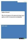 The development of community languages and the role of Ethnolects in Australia