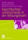 Geschlechterunterschiede in der Bildungswahl