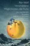 Verschiedene Möglichkeiten, die Ruhe zu verlieren